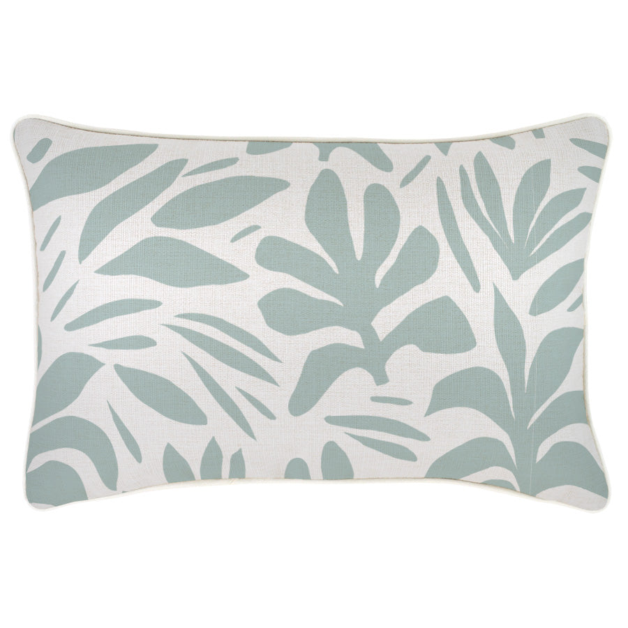 Cushion Cover-With Piping-Tahiti Seafoam-35cm x 50cm