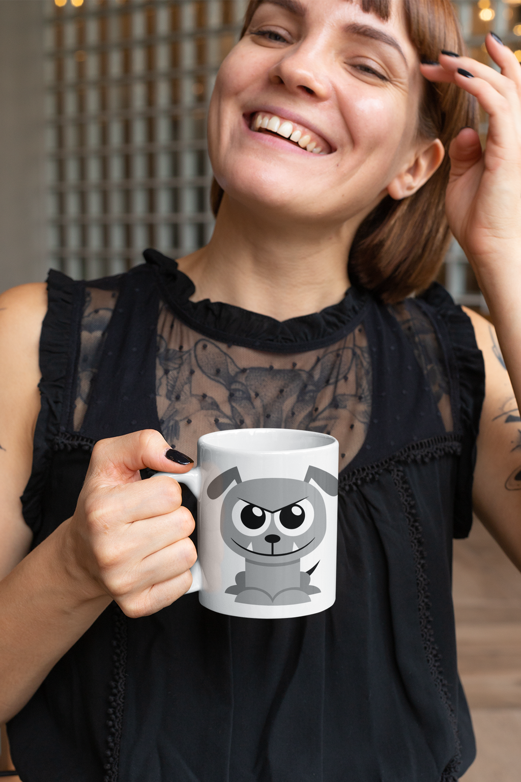 Adorable Squirrel Personalised Your Name Gift Mug
