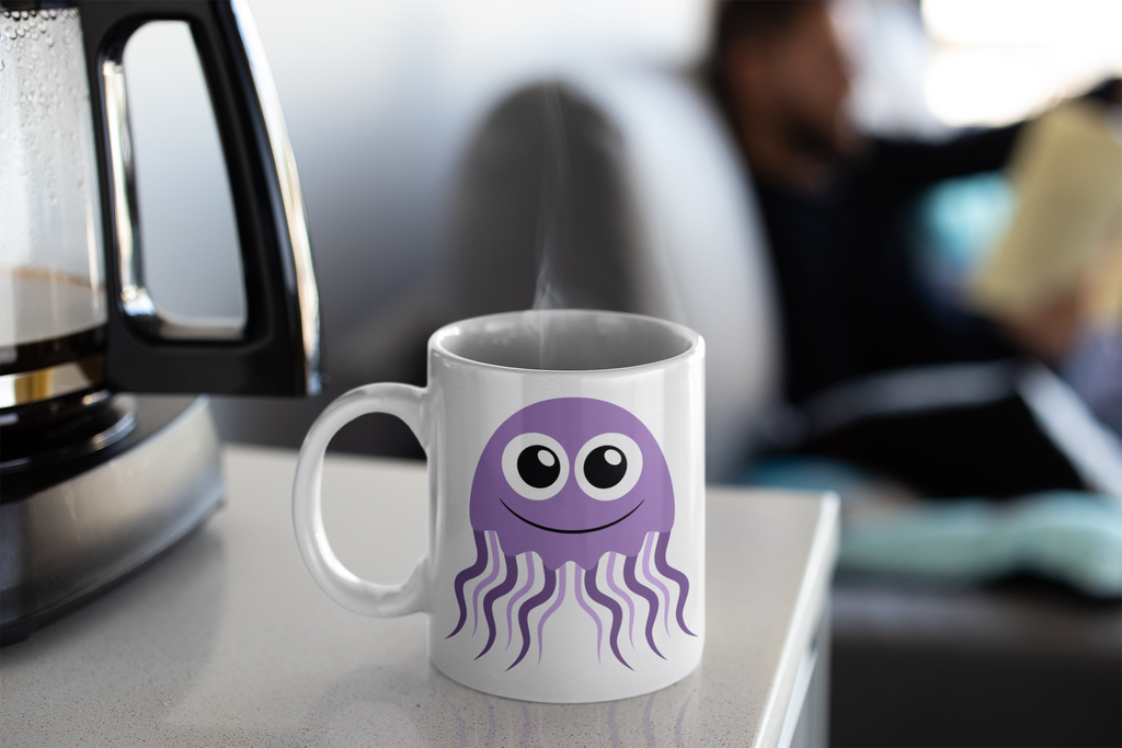 Adorable Dolphin Sea Animal Personalised Your Name Gift Mug